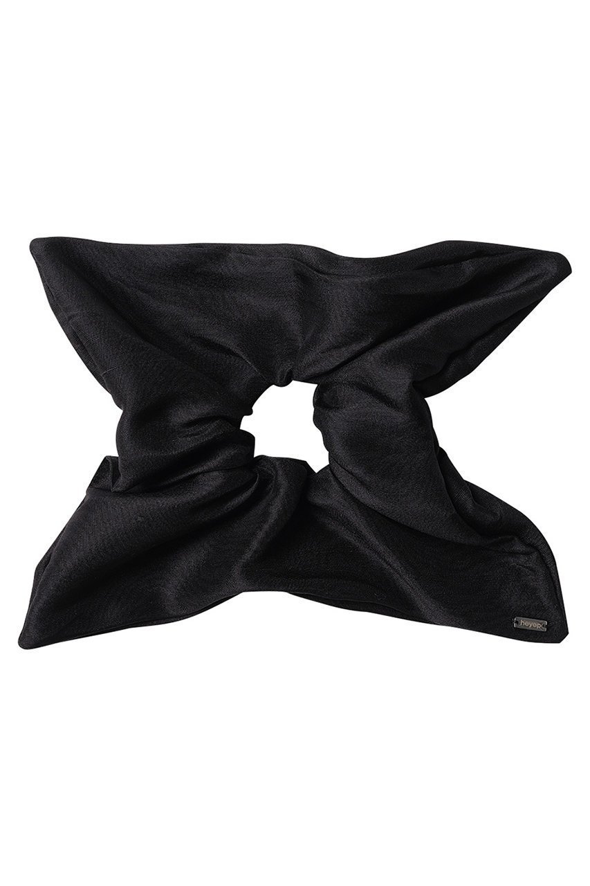 【ヘイップ/heyep】のSilk Square Medium シュシュ インテリア・キッズ・メンズ・レディースファッション・服の通販 founy(ファニー) 　ファッション　Fashion　レディースファッション　Fashion for Women　シュシュ&ヘアアクセ/ヘアアレンジ　Scrunchies & Hair Accessories　アクセサリー　Fashion Accessories　シルク　Silk, 100% Silk　バランス　Balance, Style Balance　エレガント 上品　Elegant　ブラック|ID: prp329100004290123 ipo3291000000032816898