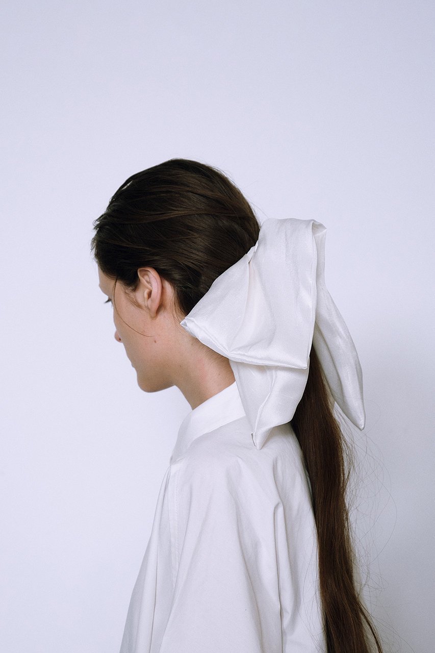 【ヘイップ/heyep】のSilk Square Large シュシュ 人気、トレンドファッション・服の通販 founy(ファニー) 　ファッション　Fashion　レディースファッション　Fashion for Women　シュシュ&ヘアアクセ/ヘアアレンジ　Scrunchies & Hair Accessories　アクセサリー　Fashion Accessories　シルク　Silk, 100% Silk　スクエア　Square, Square Shape　バランス　Balance, Style Balance　リボン　Ribbon, Bow　エレガント 上品　Elegant　other-3|ID: prp329100004290124 ipo3291000000032816905