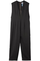 【ミュベール/MUVEIL】のサテンサロペットパンツ ブラック|ID: prp329100004290125 ipo3291000000032917365