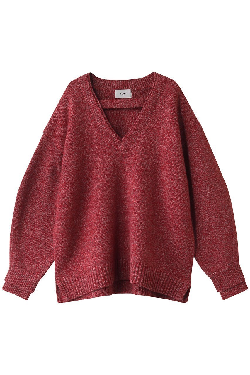 【クラネ/CLANE】の2WAY NECK OVER KNIT TOPS ニット インテリア・キッズ・メンズ・レディースファッション・服の通販 founy(ファニー) 　ファッション　Fashion　レディースファッション　WOMEN　トップス・カットソー　Tops/Tshirt　ニット　Knit Tops　プルオーバー　Pullover　シンプル　Simple　ストリング　String　デコルテ　Decolletage　ルーズ　Loose　NEW・新作・新着・新入荷　New Arrivals　MIX|ID: prp329100004290128 ipo3291000000029771100