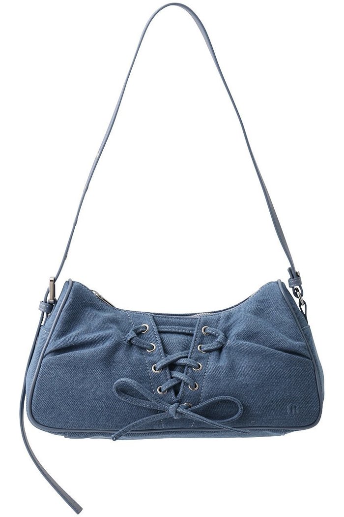 【メゾンスペシャル/MAISON SPECIAL】のLace Up Denim Saddle Bag/レースアップデニムサドルバッグ インテリア・キッズ・メンズ・レディースファッション・服の通販 founy(ファニー) https://founy.com/ ファッション Fashion レディースファッション Fashion for Women バッグ Bags サテン Satin, Glossy Fabric ショルダー Shoulder, Shoulder Strap デニム Denim, Jeans Material トレンド Trend, Trending Now バランス Balance, Style Balance |ID: prp329100004290129 ipo3291000000035640029
