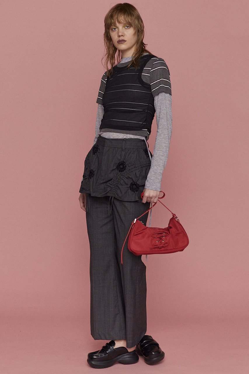 【メゾンスペシャル/MAISON SPECIAL】のLace Up Saddle Bag/レースアップサドルバッグ 人気、トレンドファッション・服の通販 founy(ファニー) 　ファッション　Fashion　レディースファッション　Fashion for Women　バッグ　Bags　サテン　Satin, Glossy Fabric　ショルダー　Shoulder, Shoulder Strap　デニム　Denim, Jeans Material　トレンド　Trend, Trending Now　バランス　Balance, Style Balance　エレガント 上品　Elegant　other-8|ID: prp329100004290130 ipo3291000000035053718