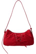 【メゾンスペシャル/MAISON SPECIAL】のLace Up Saddle Bag/レースアップサドルバッグ RED(レッド)|ID: prp329100004290130 ipo3291000000036557851