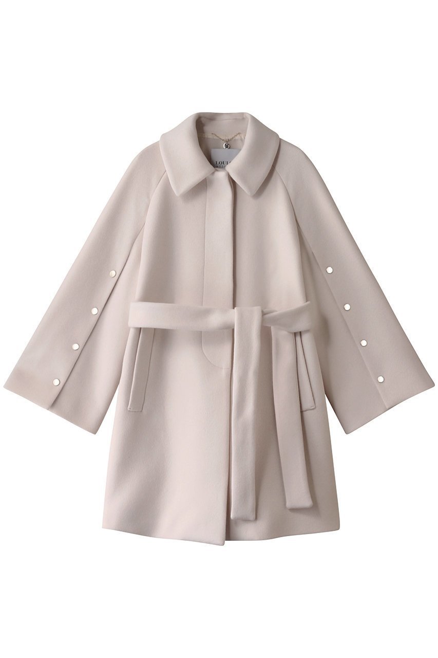 【アルアバイル/allureville】の【Loulou Willoughby】シャルムビーバーステンカラーコート 人気、トレンドファッション・服の通販 founy(ファニー) 　ファッション　Fashion　レディースファッション　Fashion for Women　アウター　Coat / Outerwear Collection　コート・ロングコート・ピーコート　Long Coats, Peacoats & More　ドット　Polka Dot, Dot Pattern　フレア　Flare, Flared　ロング　Long, Long-Length　エレガント 上品　Elegant　再入荷　Restock / Back in Stock　冬　Winter / This Winter　 other-1|ID: prp329100004290150 ipo3291000000035055164