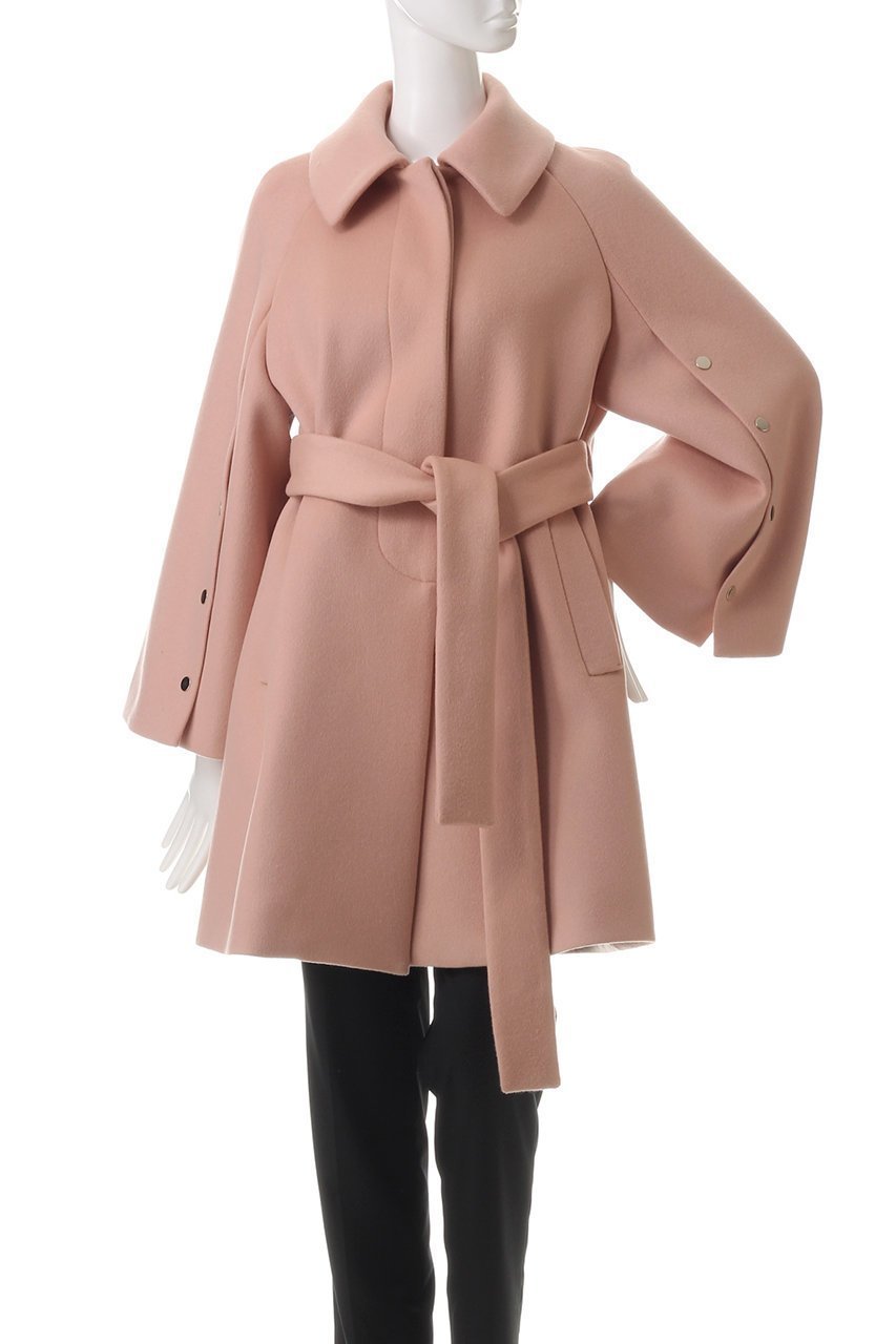 【アルアバイル/allureville】の【Loulou Willoughby】シャルムビーバーステンカラーコート 人気、トレンドファッション・服の通販 founy(ファニー) 　ファッション　Fashion　レディースファッション　Fashion for Women　アウター　Coat / Outerwear Collection　コート・ロングコート・ピーコート　Long Coats, Peacoats & More　ドット　Polka Dot, Dot Pattern　フレア　Flare, Flared　ロング　Long, Long-Length　エレガント 上品　Elegant　再入荷　Restock / Back in Stock　冬　Winter / This Winter　other-2|ID: prp329100004290150 ipo3291000000035055166