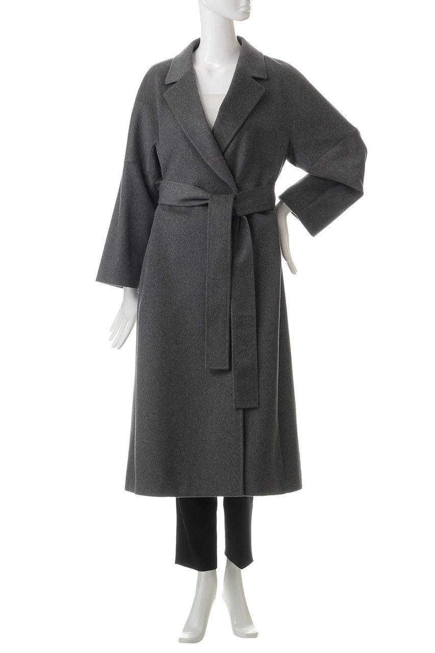 【アルアバイル/allureville】のカシミヤビーバーコート 人気、トレンドファッション・服の通販 founy(ファニー) 　ファッション　Fashion　レディースファッション　Fashion for Women　アウター　Coat / Outerwear Collection　コート・ロングコート・ピーコート　Long Coats, Peacoats & More　おすすめ　Recommended / Our Picks　なめらか　Smooth, Silky Texture　ショルダー　Shoulder, Shoulder Strap　シンプル　Simple, Minimal　マニッシュ　Mannish, Boyish　ロング　Long, Long-Length　エレガント 上品　Elegant　定番　Standard, Basic Item　other-2|ID: prp329100004290151 ipo3291000000035653655