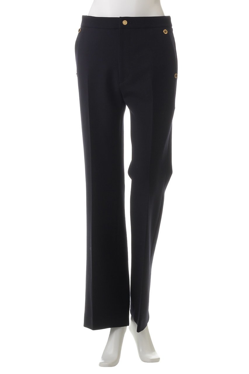 【アルアバイル/allureville】の【Loulou Willoughby】ダブルクロスストレッチパンツ 人気、トレンドファッション・服の通販 founy(ファニー) 　ファッション　Fashion　レディースファッション　WOMEN　パンツ　Pants　ストレッチ　Stretch　センター　Center　フレア　Flare　ポケット　Pocket　ロング　Long　エレガント 上品　Elegant　other-2|ID: prp329100004290158 ipo3291000000031371159