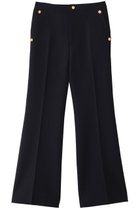 【アルアバイル/allureville】の【Loulou Willoughby】ダブルクロスストレッチパンツ 人気、トレンドファッション・服の通販 founy(ファニー) ファッション Fashion レディースファッション Fashion for Women パンツ Pants & Trousers ストレッチ Stretch, Stretchy Fabric センター Center, Center Line フレア Flare, Flared ポケット Pocket, Pocket Detail ロング Long, Long-Length エレガント 上品 Elegant thumbnail ブラック|ID: prp329100004290158 ipo3291000000032916997