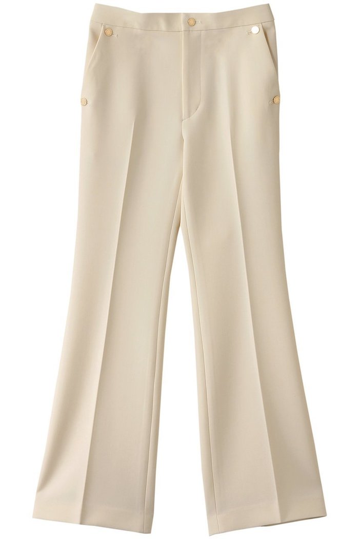 【アルアバイル/allureville】の【Loulou Willoughby】ダブルクロスストレッチパンツ インテリア・キッズ・メンズ・レディースファッション・服の通販 founy(ファニー) https://founy.com/ ファッション Fashion レディースファッション Fashion for Women パンツ Pants & Trousers ストレッチ Stretch, Stretchy Fabric センター Center, Center Line フレア Flare, Flared ポケット Pocket, Pocket Detail ロング Long, Long-Length エレガント 上品 Elegant |ID: prp329100004290158 ipo3291000000035419527