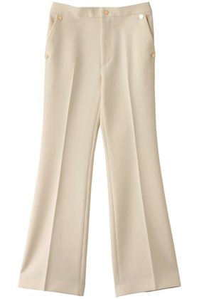 【アルアバイル/allureville】 【Loulou Willoughby】ダブルクロスストレッチパンツ人気、トレンドファッション・服の通販 founy(ファニー) ファッション Fashion レディースファッション Fashion for Women パンツ Pants & Trousers ストレッチ Stretch, Stretchy Fabric センター Center, Center Line フレア Flare, Flared ポケット Pocket, Pocket Detail ロング Long, Long-Length エレガント 上品 Elegant |ID:prp329100004290158