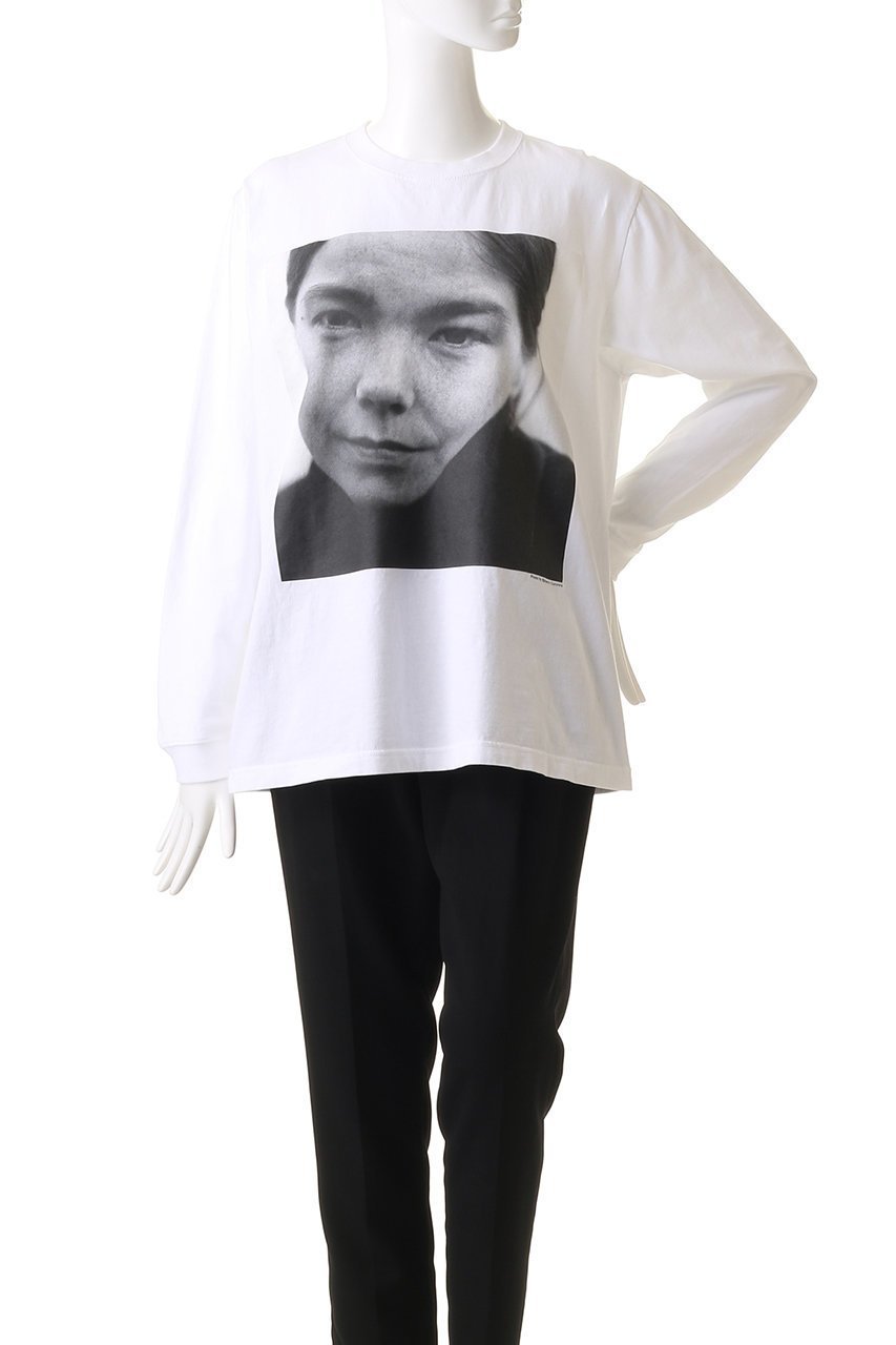 【エリオポール/heliopole】の【AK】BIJORK ロングスリーブTシャツ 人気、トレンドファッション・服の通販 founy(ファニー) 　ファッション　Fashion　レディースファッション　Fashion for Women　トップス・カットソー　Cut & Sew Tops　シャツ・ブラウス・オフィスカジュアル　Elegant Blouses & Button-Ups　ロングTシャツ・Tシャツ　Longline T-Shirts & Tees　カットソー・ベーシックTシャツ　Cut-and-Sewn Tops / Stretch Tees & Basics　スタイリッシュ　Stylish, Fashionable　スリーブ　Sleeve, Long Sleeve / Short Sleeve　フロント　Front, Front Design　プリント　Print, Printed Pattern　ベーシック　Basic, Essential　ロング　Long, Long-Length　other-2|ID: prp329100004290159 ipo3291000000032795900
