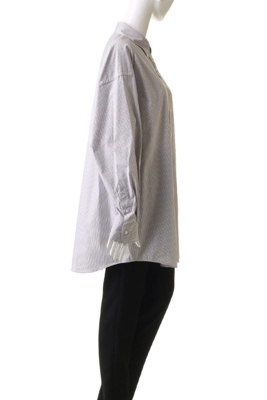 【エリオポール/heliopole】のボタンダウンビッグシャツ 人気、トレンドファッション・服の通販 founy(ファニー) 　ファッション　Fashion　レディースファッション　Fashion for Women　トップス・カットソー　Cut & Sew Tops　シャツ・ブラウス・オフィスカジュアル　Elegant Blouses & Button-Ups　ストライプ　Stripe, Striped Pattern　スリーブ　Sleeve, Long Sleeve / Short Sleeve　ベーシック　Basic, Essential　ロング　Long, Long-Length　定番　Standard, Basic Item　other-3|ID: prp329100004290161 ipo3291000000032909833