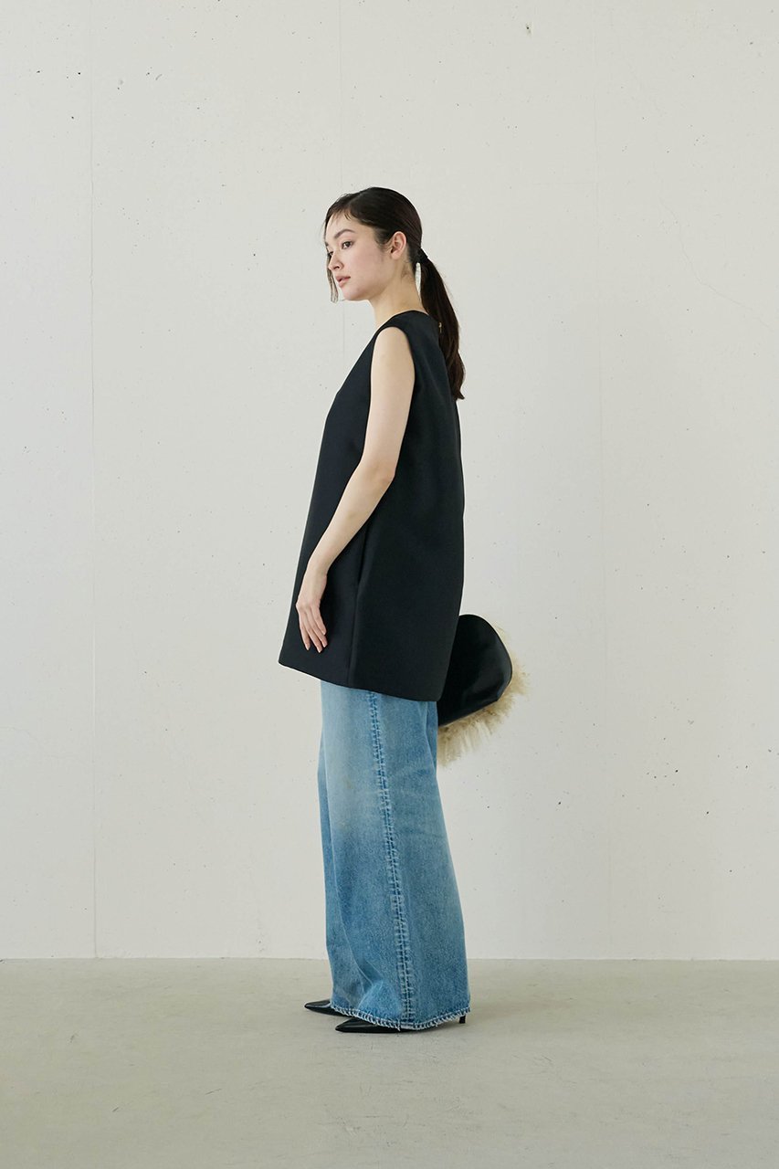 【ジェイドット/j.】のオクタダブルクロスチュニックジレ 人気、トレンドファッション・服の通販 founy(ファニー) 　ファッション　Fashion　レディースファッション　Fashion for Women　アウター　Coat / Outerwear Collection　レディースジャケット・軽アウター　Jackets　ジャケット　Jacket, Outerwear　ベスト　Vest, Waistcoat　other-7|ID: prp329100004290163 ipo3291000000032956760
