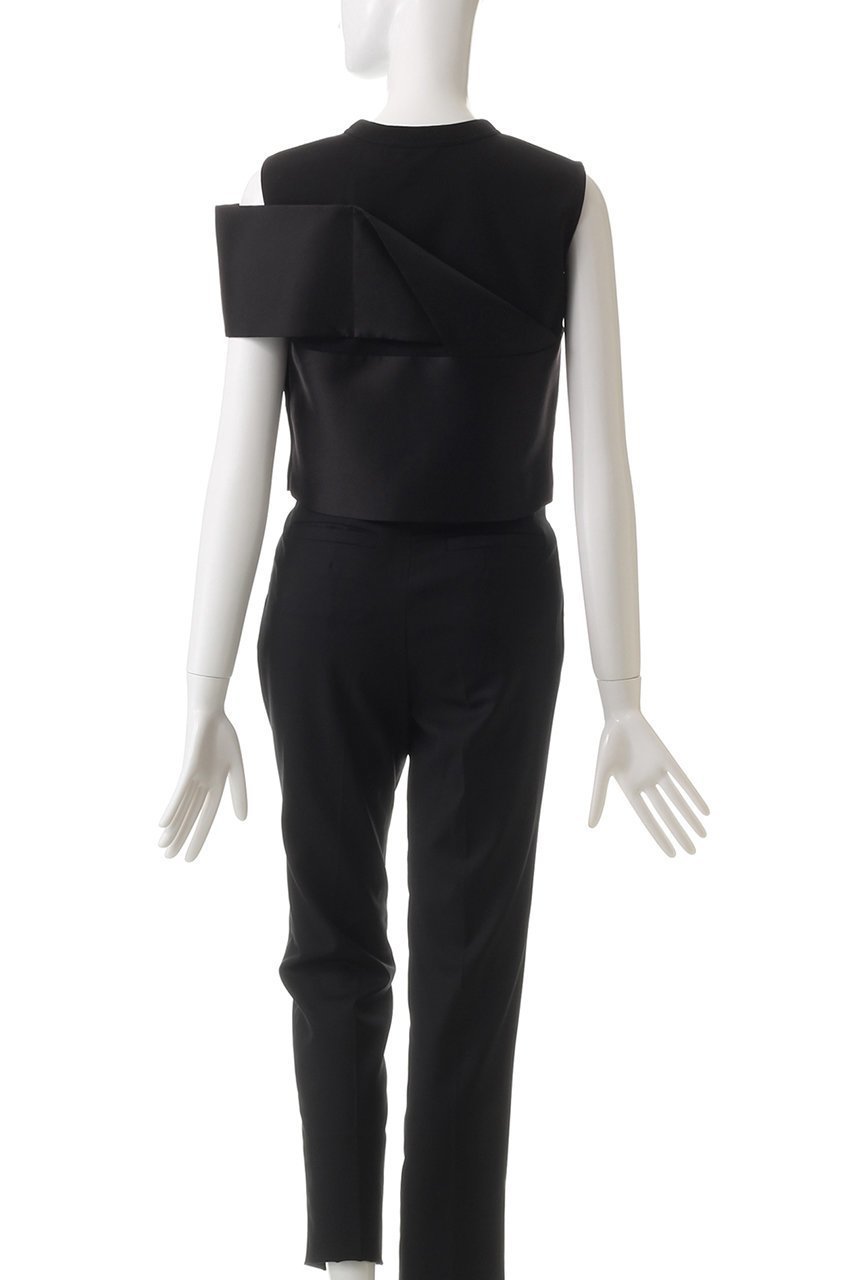 【ジェイドット/j.】のオクタダブルクロスアシメクロップトップス 人気、トレンドファッション・服の通販 founy(ファニー) 　ファッション　Fashion　レディースファッション　WOMEN　トップス・カットソー　Tops/Tshirt　キャミソール / ノースリーブ　No Sleeves　シャツ/ブラウス　Shirts/Blouses　アシンメトリー　Asymmetry　エレガント 上品　Elegant　カットソー　Cut And Sew　クロップド　Cropped　コンパクト　Compact　セットアップ　Set Up　ノースリーブ　No Sleeve　other-4|ID: prp329100004290166 ipo3291000000031371415