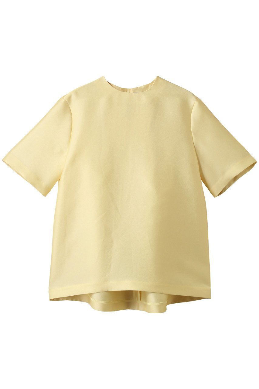 【ジェイドット/j.】のオクタダブルクロスバックタックブラウス インテリア・キッズ・メンズ・レディースファッション・服の通販 founy(ファニー) 　ファッション　Fashion　レディースファッション　WOMEN　トップス・カットソー　Tops/Tshirt　シャツ/ブラウス　Shirts/Blouses　バッグ　Bag　ショート　Short　シンプル　Simple　スリーブ　Sleeve　ハーフ　Half　イエロー|ID: prp329100004290167 ipo3291000000031804688
