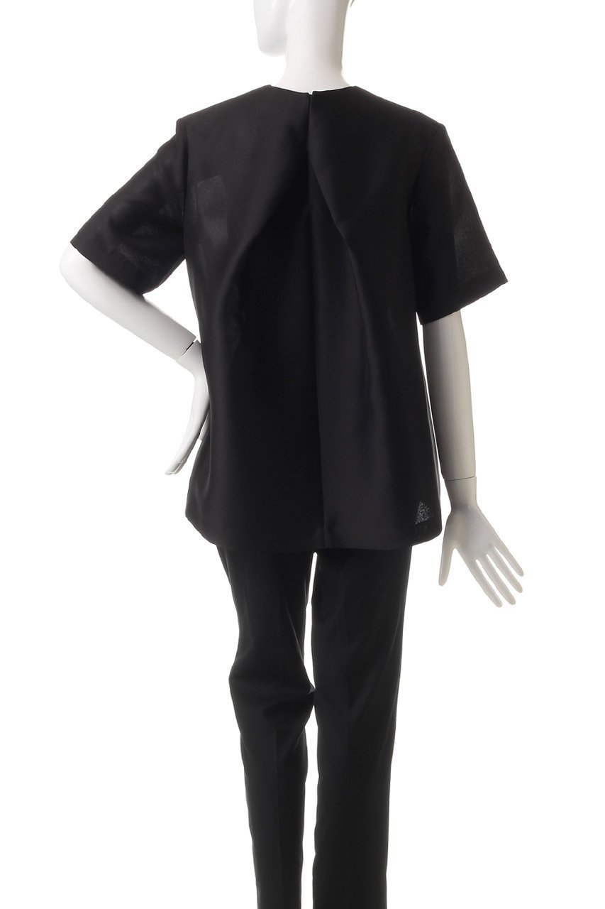 【ジェイドット/j.】のオクタダブルクロスバックタックブラウス 人気、トレンドファッション・服の通販 founy(ファニー) 　ファッション　Fashion　レディースファッション　Fashion for Women　トップス・カットソー　Cut & Sew Tops　シャツ・ブラウス・オフィスカジュアル　Elegant Blouses & Button-Ups　バッグ　Bags　ショート　Short, Short Length　シンプル　Simple, Minimal　スリーブ　Sleeve, Long Sleeve / Short Sleeve　ハーフ　Half, Half-Length　other-4|ID: prp329100004290167 ipo3291000000032908054