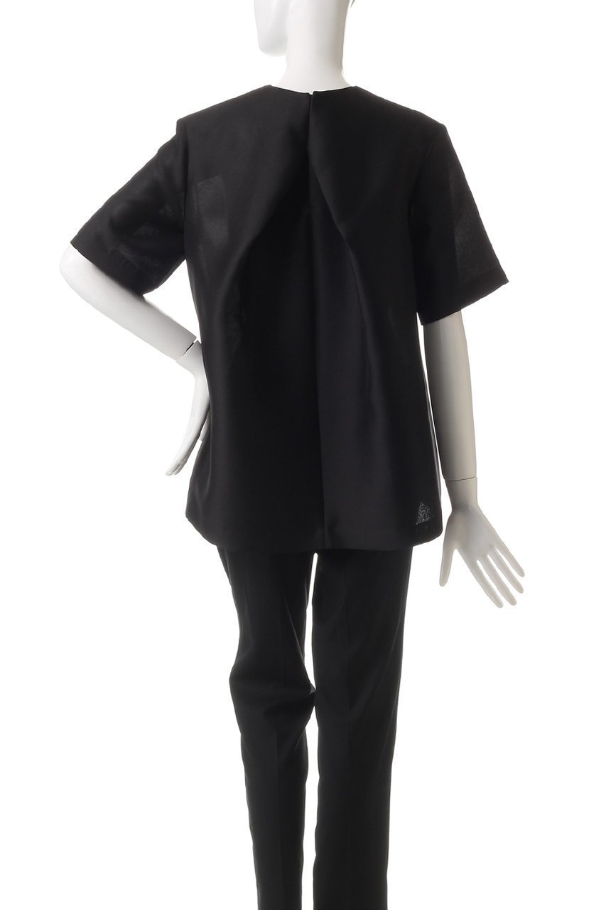 【ジェイドット/j.】のオクタダブルクロスバックタックブラウス 人気、トレンドファッション・服の通販 founy(ファニー) 　ファッション　Fashion　レディースファッション　Fashion for Women　トップス・カットソー　Cut & Sew Tops　シャツ・ブラウス・オフィスカジュアル　Elegant Blouses & Button-Ups　バッグ　Bags　ショート　Short, Short Length　シンプル　Simple, Minimal　スリーブ　Sleeve, Long Sleeve / Short Sleeve　ハーフ　Half, Half-Length　other-4|ID: prp329100004290167 ipo3291000000035688978