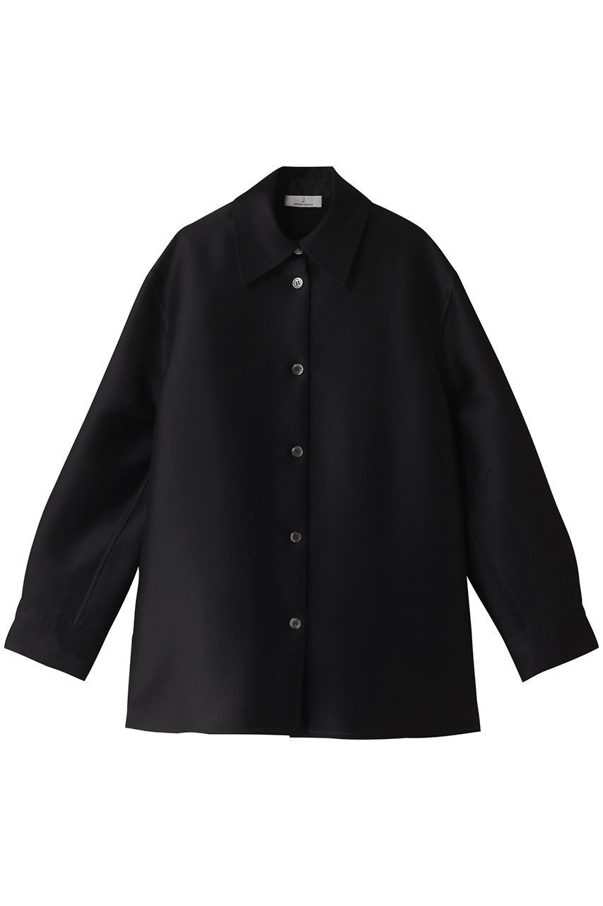 【ジェイドット/j.】のオクタダブルクロスオーバーサイズシャツ インテリア・キッズ・メンズ・レディースファッション・服の通販 founy(ファニー) ファッション Fashion レディースファッション Fashion for Women トップス・カットソー Cut & Sew Tops シャツ・ブラウス・オフィスカジュアル Elegant Blouses & Button-Ups スリーブ Sleeve, Long Sleeve / Short Sleeve ドット Polka Dot, Dot Pattern ロング Long, Long-Length ブラック|ID: prp329100004290168 ipo3291000000032849947