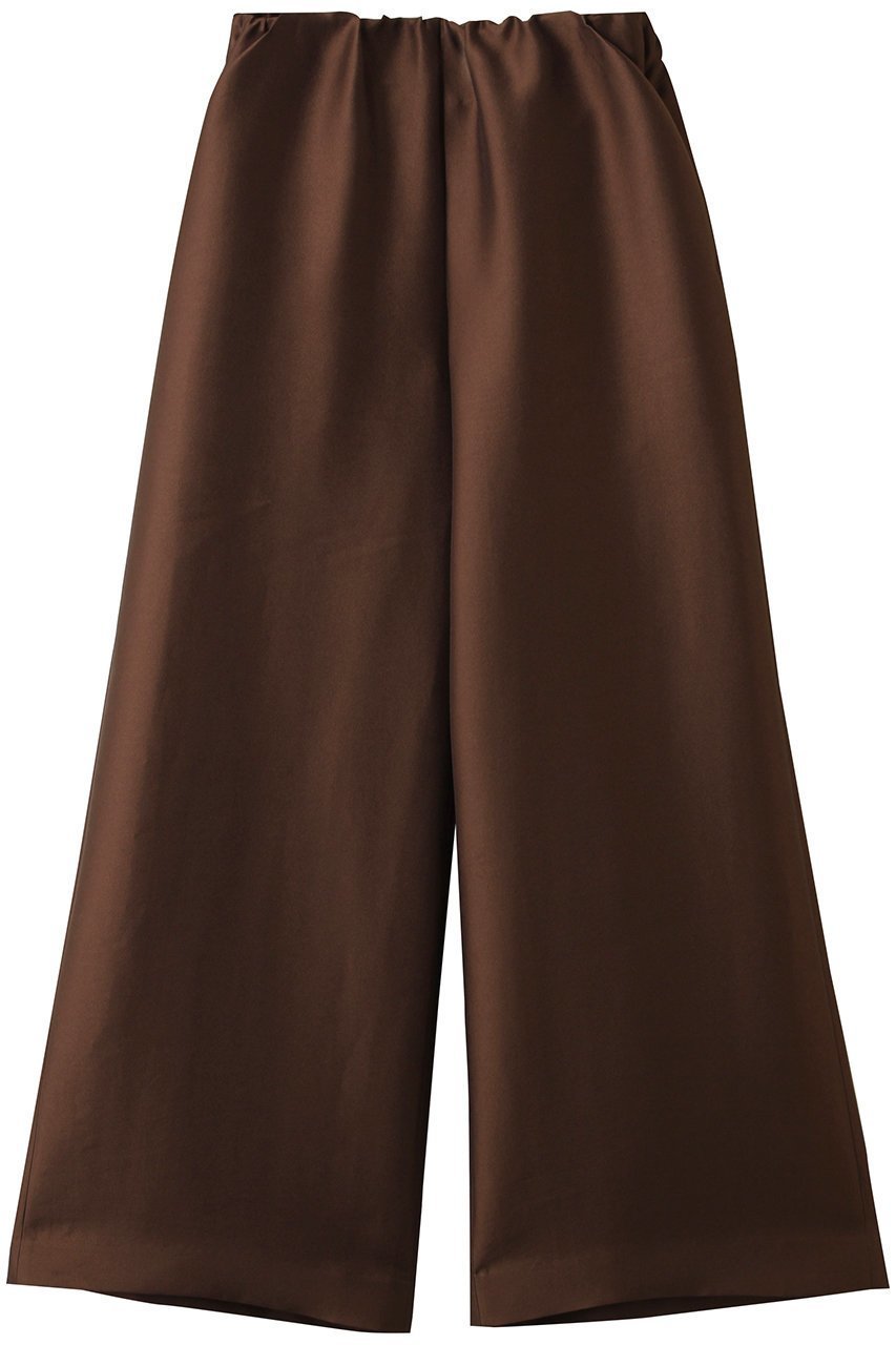 【ジェイドット/j.】のオクタダブルクロスギャザーパンツ インテリア・キッズ・メンズ・レディースファッション・服の通販 founy(ファニー) 　ファッション　Fashion　レディースファッション　Fashion for Women　パンツ　Pants & Trousers　ギャザー　Gathered, Ruffled　ドット　Polka Dot, Dot Pattern　ロング　Long, Long-Length　ワイド　Wide, Wide Fit　ブラウン|ID: prp329100004290169 ipo3291000000036371126