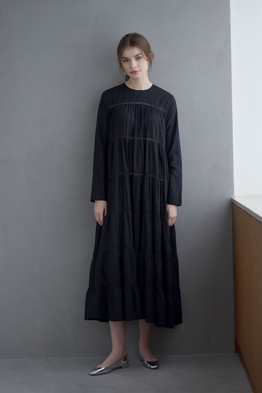 【マーレット/MERLETTE】のMAIDA コットンシルク ティアードマキシドレス 人気、トレンドファッション・服の通販 founy(ファニー) 　ファッション　Fashion　レディースファッション　Fashion for Women　ワンピース　Dresses　フォーマル・パーティードレス・結婚式用ドレス　Elegant & Casual Dresses　チュニック　Tunic Tops & Dresses　くるぶし　Ankle-Length　なめらか　Smooth, Silky Texture　シルク　Silk, 100% Silk　チュニック　Tunic, Long Top　ドレス　Dress, One-Piece　マキシ　Maxi, Full Length　エレガント 上品　Elegant　定番　Standard, Basic Item　other-6|ID: prp329100004293795 ipo3291000000032888681