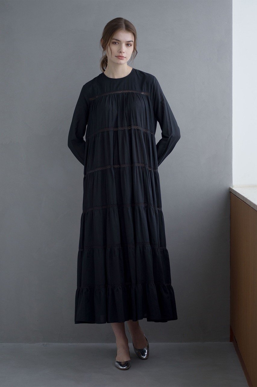 【マーレット/MERLETTE】のMAIDA コットンシルク ティアードマキシドレス 人気、トレンドファッション・服の通販 founy(ファニー) 　ファッション　Fashion　レディースファッション　Fashion for Women　ワンピース　Dresses　フォーマル・パーティードレス・結婚式用ドレス　Elegant & Casual Dresses　チュニック　Tunic Tops & Dresses　くるぶし　Ankle-Length　なめらか　Smooth, Silky Texture　シルク　Silk, 100% Silk　チュニック　Tunic, Long Top　ドレス　Dress, One-Piece　マキシ　Maxi, Full Length　エレガント 上品　Elegant　定番　Standard, Basic Item　other-7|ID: prp329100004293795 ipo3291000000032888686
