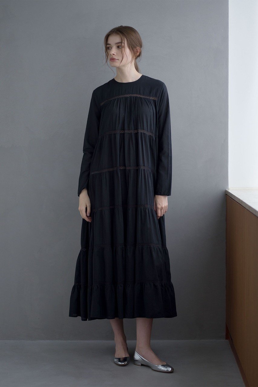 【マーレット/MERLETTE】のMAIDA コットンシルク ティアードマキシドレス 人気、トレンドファッション・服の通販 founy(ファニー) 　ファッション　Fashion　レディースファッション　Fashion for Women　ワンピース　Dresses　フォーマル・パーティードレス・結婚式用ドレス　Elegant & Casual Dresses　チュニック　Tunic Tops & Dresses　くるぶし　Ankle-Length　なめらか　Smooth, Silky Texture　シルク　Silk, 100% Silk　チュニック　Tunic, Long Top　ドレス　Dress, One-Piece　マキシ　Maxi, Full Length　エレガント 上品　Elegant　定番　Standard, Basic Item　other-8|ID: prp329100004293795 ipo3291000000032888689