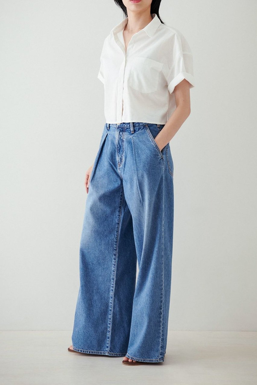 【ニードバイ ヘリテイジ/NEEDBY heritage】のAARON ストレートデニムパンツ 人気、トレンドファッション・服の通販 founy(ファニー) 　ファッション　Fashion　レディースファッション　Ladies' Fashion Online　パンツ　Pants　デニムパンツ　Denim Pants　ストレート　Straight　デニム　Denim　トレンド　Trend　フレア　Flare　リラックス　Relax　ワイド　Wide　other-6|ID: prp329100004293796 ipo3291000000032348577