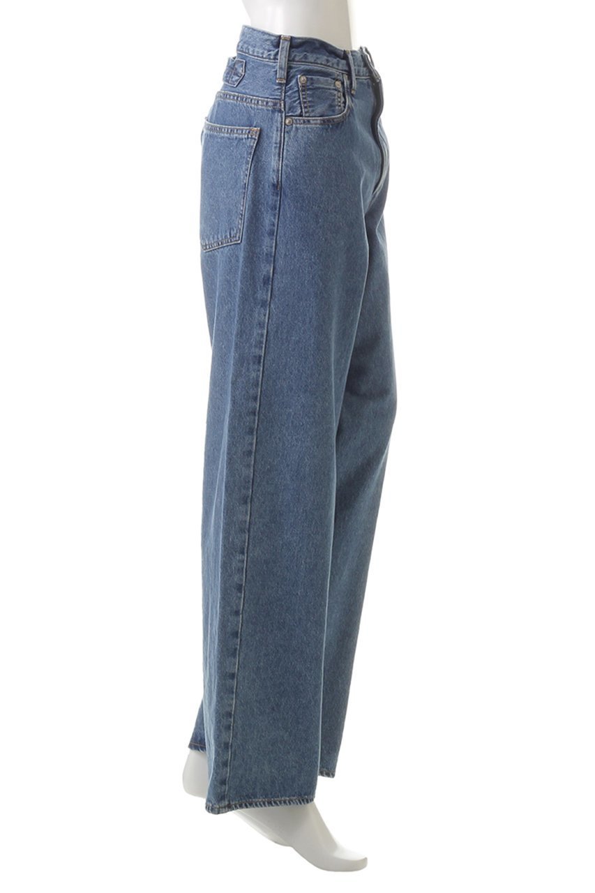 【ニードバイ ヘリテイジ/NEEDBY heritage】のKOH ワイドストレートデニムパンツ 人気、トレンドファッション・服の通販 founy(ファニー) 　ファッション　Fashion　レディースファッション　Fashion for Women　パンツ　Pants & Trousers　デニムパンツ・ジーンズ・美脚デニム　Denim Jeans & Pants　ストレート　Straight, Straight Cut　デニム　Denim, Jeans Material　ヴィンテージ　Vintage Style　other-3|ID: prp329100004293797 ipo3291000000032917835