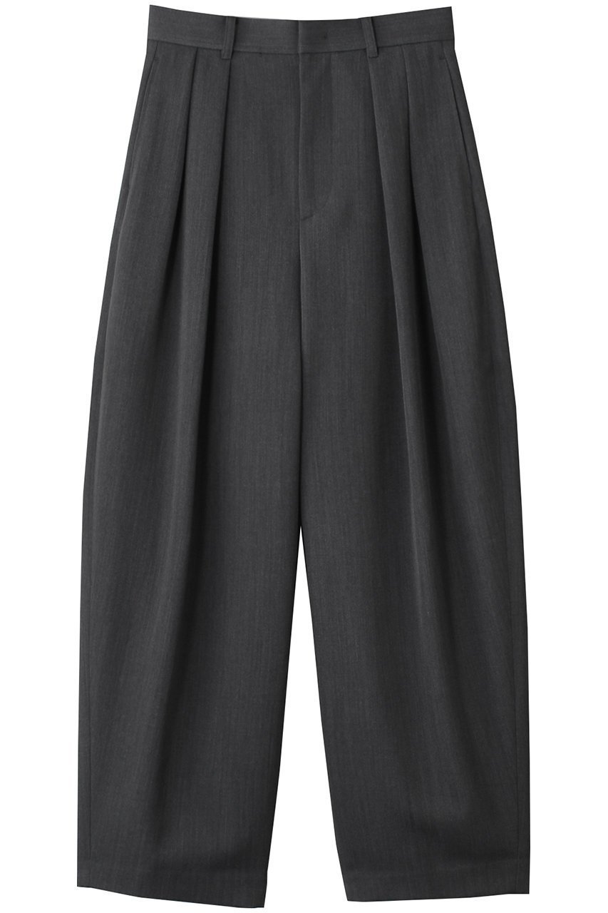 【カレンソロジー/Curensology】のドスキンツータックパンツ インテリア・キッズ・メンズ・レディースファッション・服の通販 founy(ファニー) 　ファッション　Fashion　レディースファッション　Fashion for Women　パンツ　Pants & Trousers　トレンド　Trend, Trending Now　ドレープ　Drape, Draping Fabric　ワイド　Wide, Wide Fit　エレガント 上品　Elegant　グレー|ID: prp329100004293799 ipo3291000000032917575