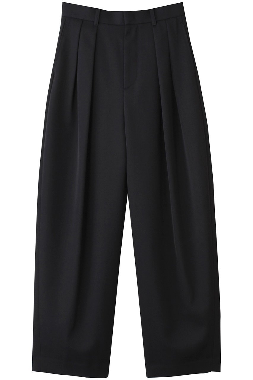 【カレンソロジー/Curensology】のドスキンツータックパンツ インテリア・キッズ・メンズ・レディースファッション・服の通販 founy(ファニー) 　ファッション　Fashion　レディースファッション　Fashion for Women　パンツ　Pants & Trousers　トレンド　Trend, Trending Now　ドレープ　Drape, Draping Fabric　ワイド　Wide, Wide Fit　エレガント 上品　Elegant　ネイビー|ID: prp329100004293799 ipo3291000000032917587
