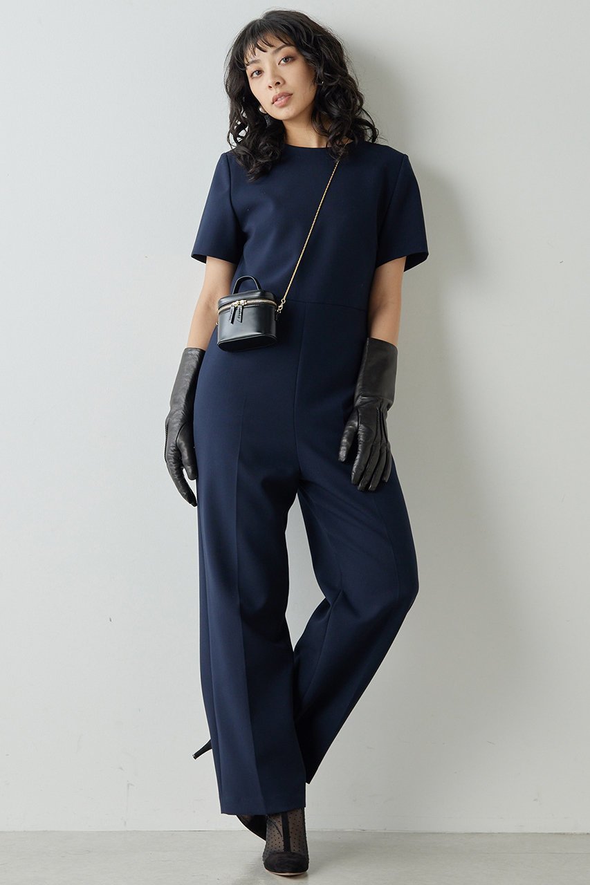 【ウィムガゼット/Whim Gazette】のダブルクロスオールインワン 人気、トレンドファッション・服の通販 founy(ファニー) 　ファッション　Fashion　レディースファッション　Fashion for Women　パンツ　Pants & Trousers　クール　Cool, Chic　ストレッチ　Stretch, Stretchy Fabric　センター　Center, Center Line　エレガント 上品　Elegant　 other-1|ID: prp329100004293804 ipo3291000000032906197