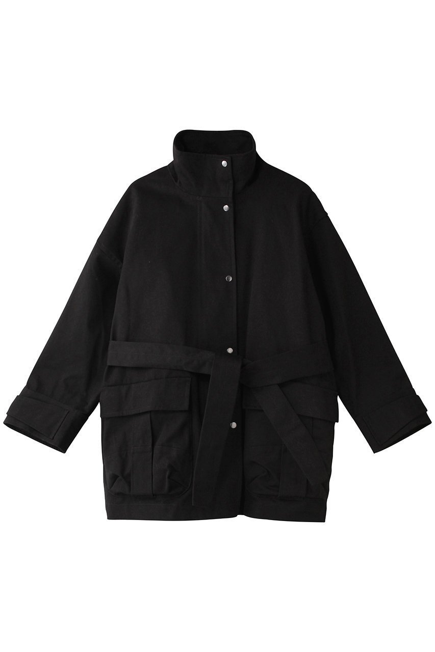 【プレインピープル/PLAIN PEOPLE】のコンパクトドリルミドル丈3WAYコート インテリア・キッズ・メンズ・レディースファッション・服の通販 founy(ファニー) 　ファッション　Fashion　レディースファッション　Fashion for Women　アウター　Coat / Outerwear Collection　コート・ロングコート・ピーコート　Long Coats, Peacoats & More　インナー　Innerwear　ツイル　Twist, Twisted Detail　ベスト　Vest, Waistcoat　ポケット　Pocket, Pocket Detail　ミドル　Middle Length, Mid Height　ロング　Long, Long-Length　エレガント 上品　Elegant　再入荷　Restock / Back in Stock　ブラック|ID: prp329100004293809 ipo3291000000032706522