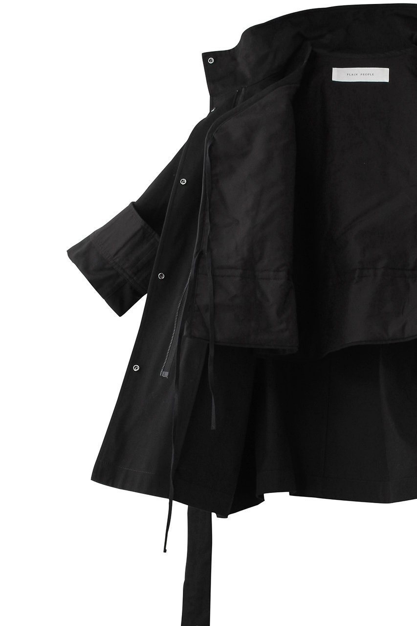 【プレインピープル/PLAIN PEOPLE】のコンパクトドリルミドル丈3WAYコート 人気、トレンドファッション・服の通販 founy(ファニー) 　ファッション　Fashion　レディースファッション　Fashion for Women　アウター　Coat / Outerwear Collection　コート・ロングコート・ピーコート　Long Coats, Peacoats & More　インナー　Innerwear　ツイル　Twist, Twisted Detail　ベスト　Vest, Waistcoat　ポケット　Pocket, Pocket Detail　ミドル　Middle Length, Mid Height　ロング　Long, Long-Length　エレガント 上品　Elegant　再入荷　Restock / Back in Stock　other-6|ID: prp329100004293809 ipo3291000000032706527