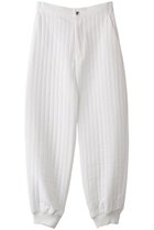 【プレインピープル/PLAIN PEOPLE】のストライプキルティングジョガーパンツ ホワイト|ID: prp329100004293810 ipo3291000000035042341