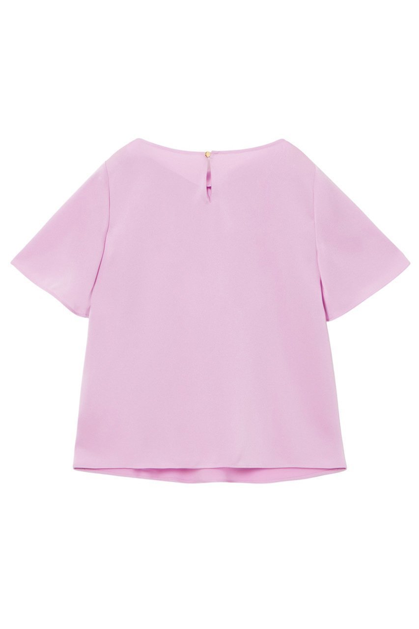 【アナイ/ANAYI】のトリアセサテンドレープTブラウス 人気、トレンドファッション・服の通販 founy(ファニー) 　ファッション　Fashion　レディースファッション　Fashion for Women　トップス・カットソー　Cut & Sew Tops　シャツ・ブラウス・オフィスカジュアル　Elegant Blouses & Button-Ups　インナー　Innerwear　ウォッシャブル　Machine Washable　サテン　Satin, Glossy Fabric　ショート　Short, Short Length　ジャケット　Jacket, Outerwear　スリーブ　Sleeve, Long Sleeve / Short Sleeve　ドレープ　Drape, Draping Fabric　バイアス　Bias, Diagonal Cut　ラグジュアリー　Luxury, Elegant　エレガント 上品　Elegant　再入荷　Restock / Back in Stock　半袖　Short Sleeve, Half Sleeve　other-2|ID: prp329100004293820 ipo3291000000035054692