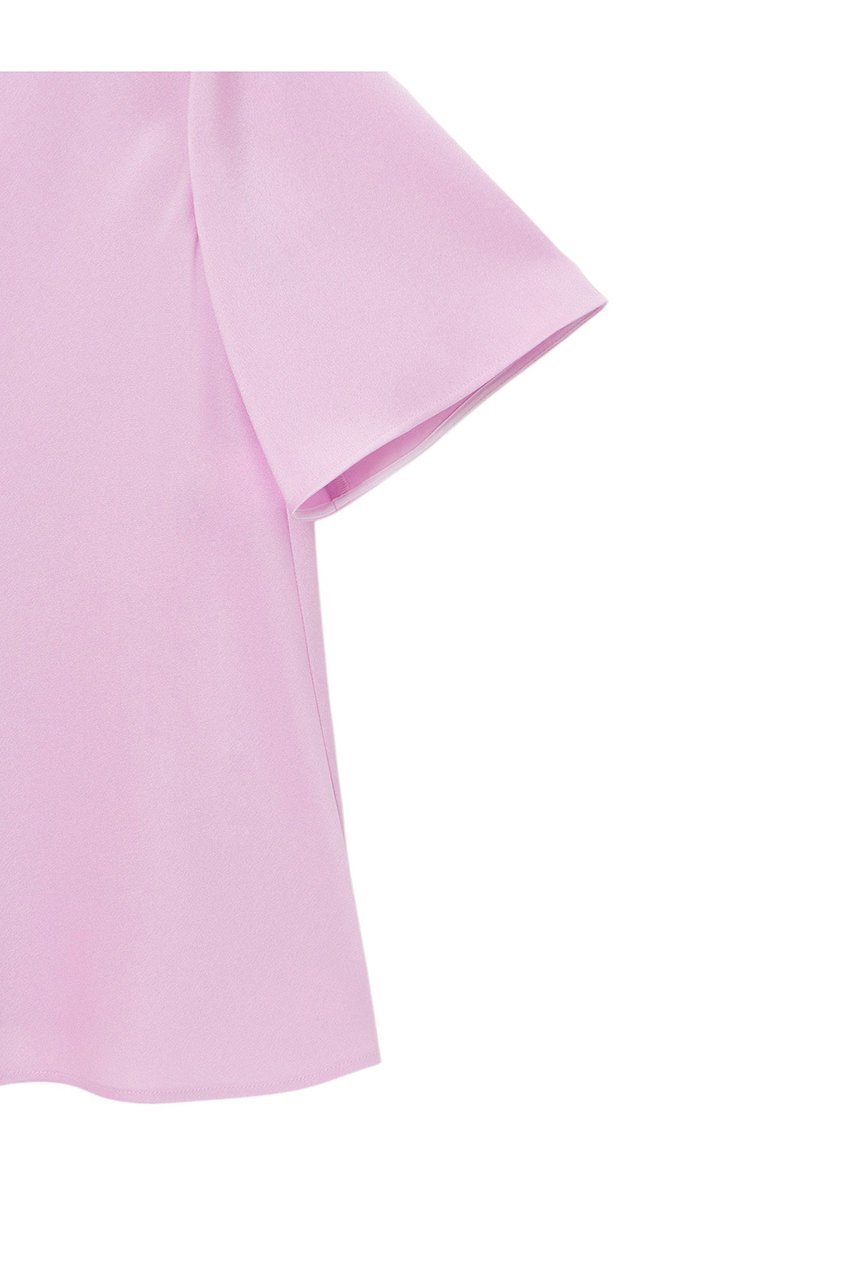 【アナイ/ANAYI】のトリアセサテンドレープTブラウス 人気、トレンドファッション・服の通販 founy(ファニー) 　ファッション　Fashion　レディースファッション　Fashion for Women　トップス・カットソー　Cut & Sew Tops　シャツ・ブラウス・オフィスカジュアル　Elegant Blouses & Button-Ups　インナー　Innerwear　ウォッシャブル　Machine Washable　サテン　Satin, Glossy Fabric　ショート　Short, Short Length　ジャケット　Jacket, Outerwear　スリーブ　Sleeve, Long Sleeve / Short Sleeve　ドレープ　Drape, Draping Fabric　バイアス　Bias, Diagonal Cut　ラグジュアリー　Luxury, Elegant　エレガント 上品　Elegant　再入荷　Restock / Back in Stock　半袖　Short Sleeve, Half Sleeve　other-4|ID: prp329100004293820 ipo3291000000035054694