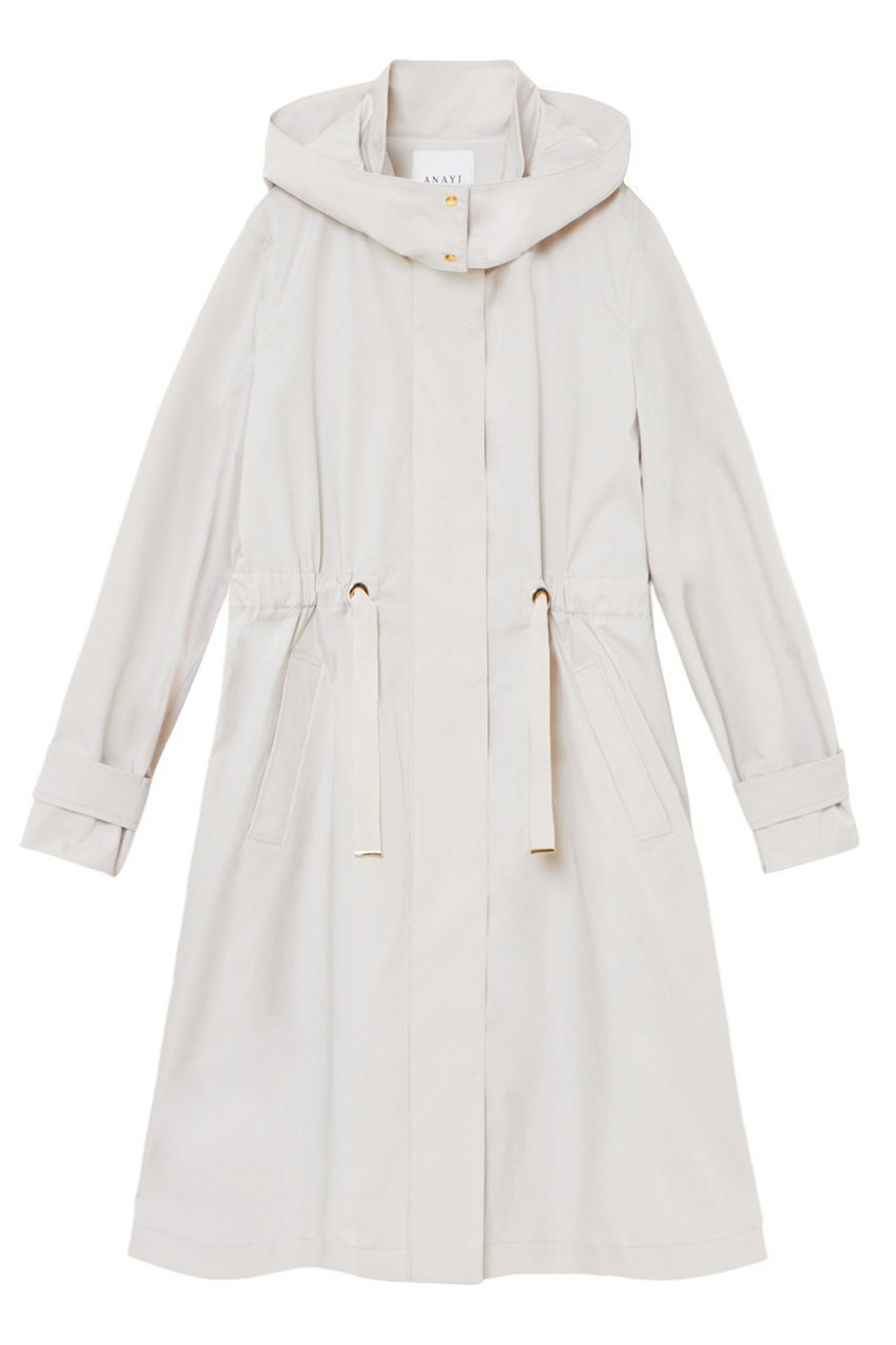 【アナイ/ANAYI】のブライトツイルライナー付きモッズコート インテリア・キッズ・メンズ・レディースファッション・服の通販 founy(ファニー) 　ファッション　Fashion　レディースファッション　Fashion for Women　アウター　Coat / Outerwear Collection　コート・ロングコート・ピーコート　Long Coats, Peacoats & More　モッズコート・ミリタリー風アウター　Mods & Field Coats　キルティング　Quilted, Quilting　キルト　Quilt, Quilted Fabric　ギャザー　Gathered, Ruffled　シェイプ　Shape, Slim Fit　スタンド　Stand Collar, Upright Stand　スリーブ　Sleeve, Long Sleeve / Short Sleeve　フロント　Front, Front Design　モッズコート　Mods Coat, Military Parka　ライナー　Liner, Inner Layer　ロング　Long, Long-Length　おすすめ　Recommended / Our Picks　ピンクベージュ|ID: prp329100004293821 ipo3291000000032934962