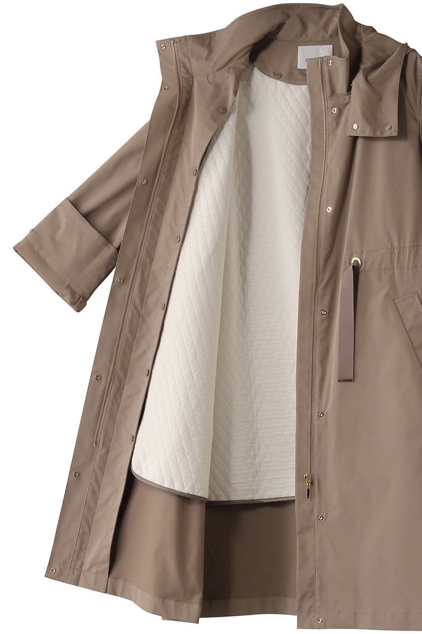 【アナイ/ANAYI】のブライトツイルライナー付きモッズコート 人気、トレンドファッション・服の通販 founy(ファニー) 　ファッション　Fashion　レディースファッション　Fashion for Women　アウター　Coat / Outerwear Collection　コート・ロングコート・ピーコート　Long Coats, Peacoats & More　モッズコート・ミリタリー風アウター　Mods & Field Coats　キルティング　Quilted, Quilting　キルト　Quilt, Quilted Fabric　ギャザー　Gathered, Ruffled　シェイプ　Shape, Slim Fit　スタンド　Stand Collar, Upright Stand　スリーブ　Sleeve, Long Sleeve / Short Sleeve　フロント　Front, Front Design　モッズコート　Mods Coat, Military Parka　ライナー　Liner, Inner Layer　ロング　Long, Long-Length　おすすめ　Recommended / Our Picks　other-6|ID: prp329100004293821 ipo3291000000033662869