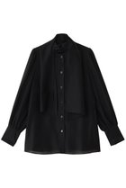 【アルアバイル/allureville】のオーガンザボウブラウス ブラック|ID: prp329100004293823 ipo3291000000036220880