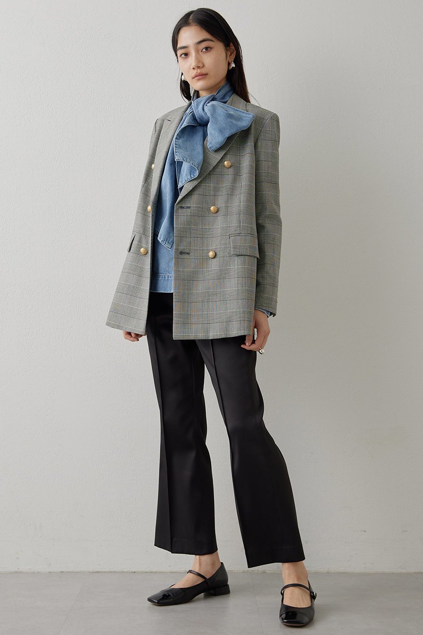 【ウィムガゼット/Whim Gazette】のストレッチサテンフレアパンツ 人気、トレンドファッション・服の通販 founy(ファニー) 　ファッション　Fashion　レディースファッション　Fashion for Women　パンツ　Pants & Trousers　おすすめ　Recommended / Our Picks　エレガント 上品　Elegant　オケージョン　Occasion Wear　サテン　Satin, Glossy Fabric　ストレッチ　Stretch, Stretchy Fabric　スマート　Smart, Elegant　セットアップ　Set-Up, Coordinated Outfit　センター　Center, Center Line　フレア　Flare, Flared　other-3|ID: prp329100004293827 ipo3291000000032941014