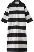 【プレインピープル/PLAIN PEOPLE】のビッグボーダースキッパーロングワンピース 人気、トレンドファッション・服の通販 founy(ファニー) ファッション Fashion レディースファッション Fashion for Women ワンピース Dresses チュニック Tunic Tops & Dresses シルケット Silket, Silky Cotton スキッパー Skipper, Open Collar ストレート Straight, Straight Cut チュニック Tunic, Long Top ビッグ Big, Oversized ボーダー Border, Stripe ランダム Random, Irregular ロング Long, Long-Length エレガント 上品 Elegant thumbnail アイボリー×チャコール|ID: prp329100004293833 ipo3291000000035041478