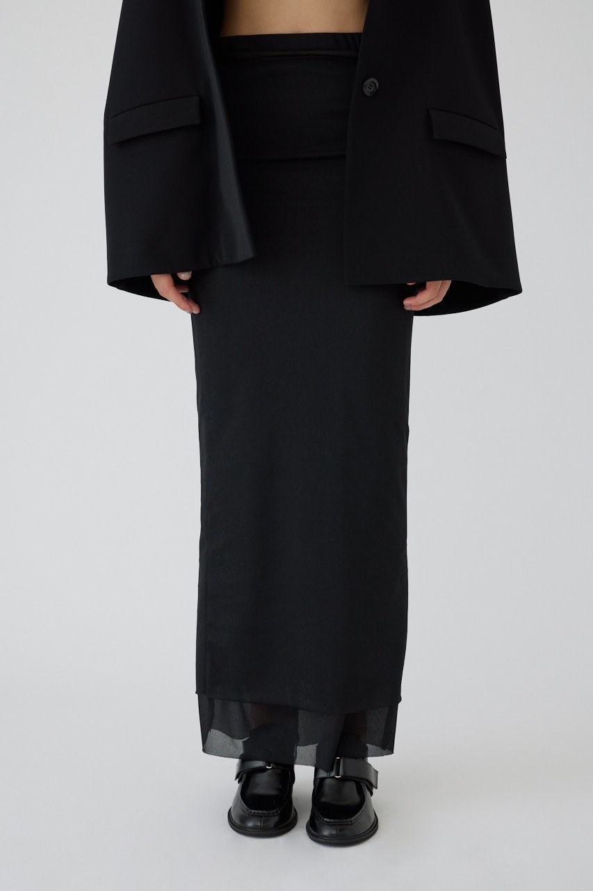 【リムアーク/RIM.ARK】のTransparent layered SK/スカート 人気、トレンドファッション・服の通販 founy(ファニー) 　ファッション　Fashion　レディースファッション　Fashion for Women　スカート　Skirts　ロングスカート　Long Skirts / Maxi & Midi Skirts　インナー　Innerwear　ストレッチ　Stretch, Stretchy Fabric　レギンス　Leggings, Stretch Pants　ロング　Long, Long-Length　 other-1|ID: prp329100004293834 ipo3291000000034970741