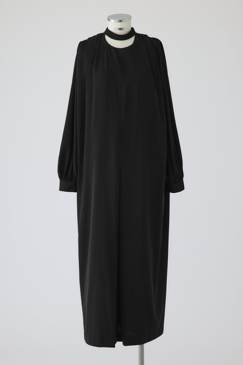 【リムアーク/RIM.ARK】のClassic long noble OP/ワンピース 人気、トレンドファッション・服の通販 founy(ファニー) 　ファッション　Fashion　レディースファッション　WOMEN　ワンピース　Dress　チュニック　Tunic　オケージョン　Occasion　ギャザー　Gather　ジョーゼット　Georgette　センター　Center　チュニック　Tunic　ドレス　Dress　ドレープ　Drape　フロント　Front　ロング　Long　エレガント 上品　Elegant　 other-1|ID: prp329100004293835 ipo3291000000032375876