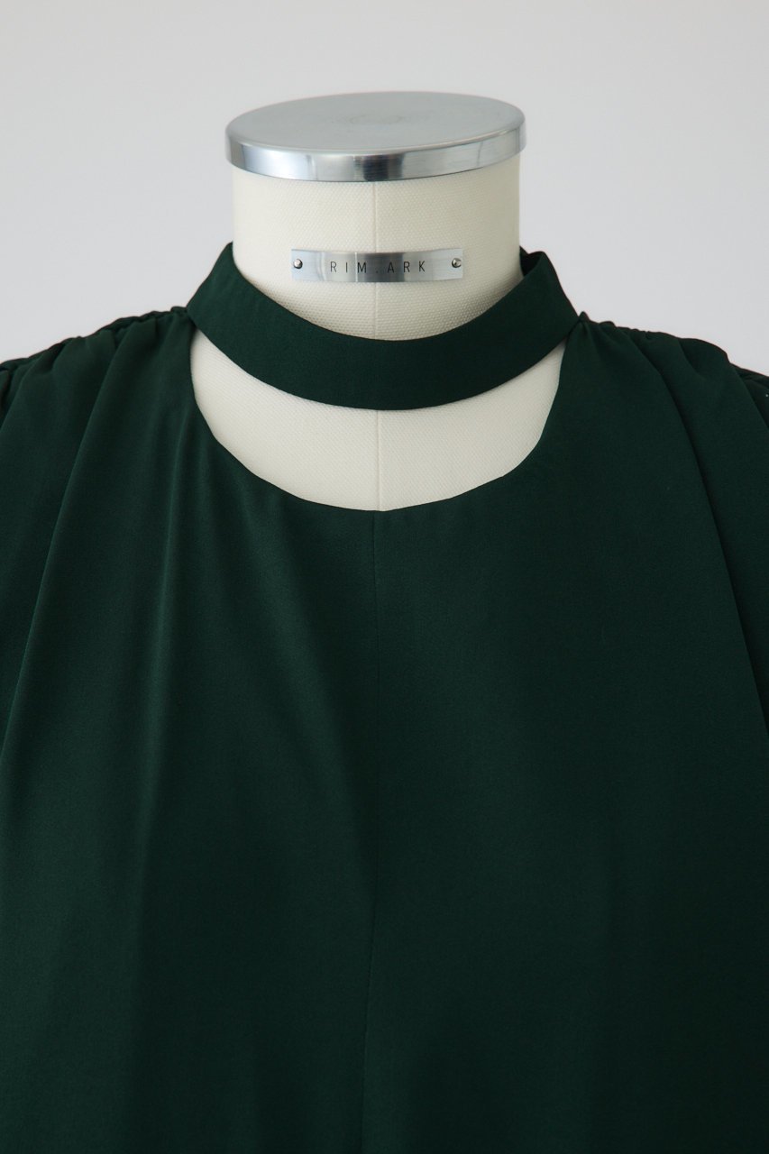 【リムアーク/RIM.ARK】のClassic long noble OP/ワンピース 人気、トレンドファッション・服の通販 founy(ファニー) 　ファッション　Fashion　レディースファッション　WOMEN　ワンピース　Dress　チュニック　Tunic　オケージョン　Occasion　ギャザー　Gather　ジョーゼット　Georgette　センター　Center　チュニック　Tunic　ドレス　Dress　ドレープ　Drape　フロント　Front　ロング　Long　エレガント 上品　Elegant　other-2|ID: prp329100004293835 ipo3291000000032375881