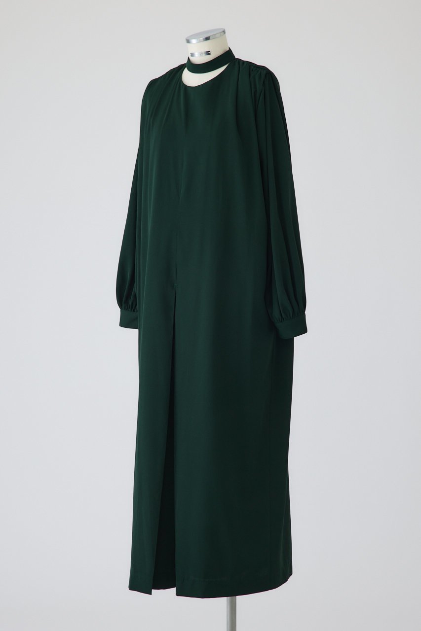 【リムアーク/RIM.ARK】のClassic long noble OP/ワンピース 人気、トレンドファッション・服の通販 founy(ファニー) 　ファッション　Fashion　レディースファッション　WOMEN　ワンピース　Dress　チュニック　Tunic　オケージョン　Occasion　ギャザー　Gather　ジョーゼット　Georgette　センター　Center　チュニック　Tunic　ドレス　Dress　ドレープ　Drape　フロント　Front　ロング　Long　エレガント 上品　Elegant　other-6|ID: prp329100004293835 ipo3291000000032375885