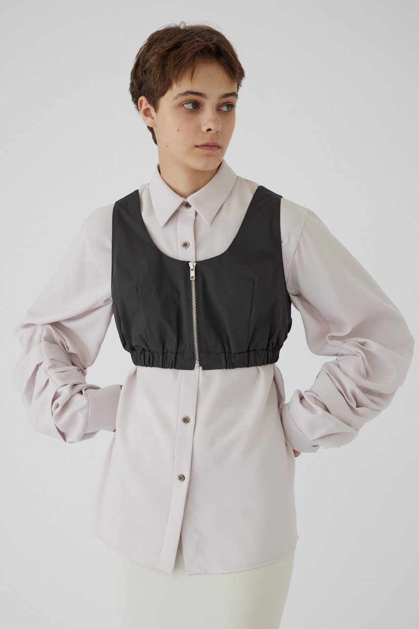 【リムアーク/RIM.ARK】のSporty chic bustier/ビスチェ 人気、トレンドファッション・服の通販 founy(ファニー) 　ファッション　Fashion　レディースファッション　Fashion for Women　アウター　Coat / Outerwear Collection　レディースジャケット・軽アウター　Jackets　シンプル　Simple, Minimal　ジャケット　Jacket, Outerwear　スポーティ　Sporty, Casual Athletic　ビスチェ　Bustier, Corset Top　ベスト　Vest, Waistcoat　other-4|ID: prp329100004293838 ipo3291000000034969784