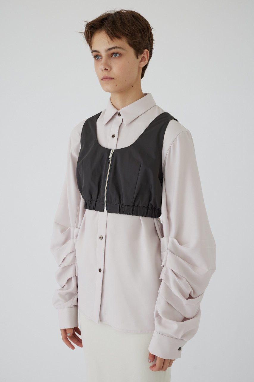 【リムアーク/RIM.ARK】のSporty chic bustier/ビスチェ 人気、トレンドファッション・服の通販 founy(ファニー) 　ファッション　Fashion　レディースファッション　Fashion for Women　アウター　Coat / Outerwear Collection　レディースジャケット・軽アウター　Jackets　シンプル　Simple, Minimal　ジャケット　Jacket, Outerwear　スポーティ　Sporty, Casual Athletic　ビスチェ　Bustier, Corset Top　ベスト　Vest, Waistcoat　other-5|ID: prp329100004293838 ipo3291000000034969785