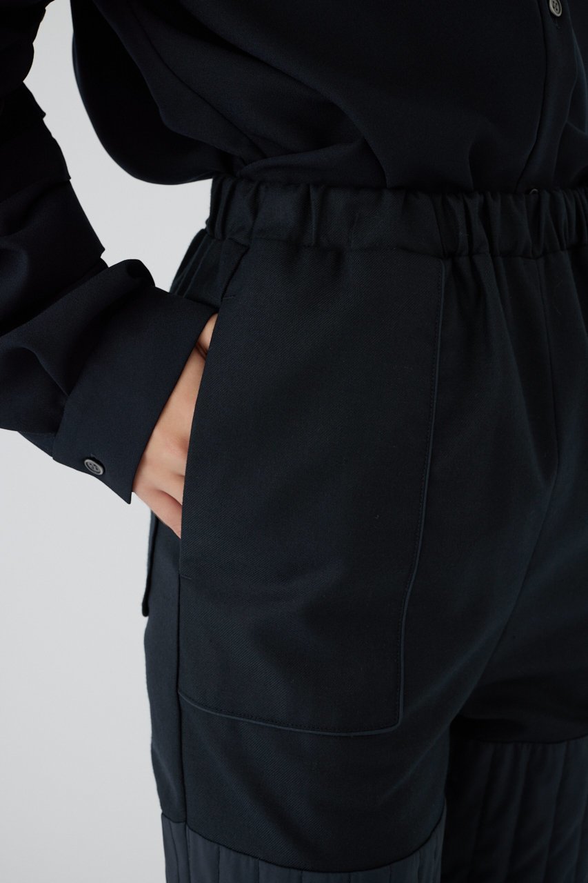 【リムアーク/RIM.ARK】のQuilting PT/パンツ 人気、トレンドファッション・服の通販 founy(ファニー) 　ファッション　Fashion　レディースファッション　WOMEN　パンツ　Pants　おすすめ　Recommend　アウトドア　Outdoor　キルティング　Quilting　シンプル　Simple　ジャケット　Jacket　スタイリッシュ　Stylish　スポーティ　Sporty　タフタ　Taffeta　ドッキング　Docking　リラックス　Relax　other-3|ID: prp329100004293847 ipo3291000000032375867
