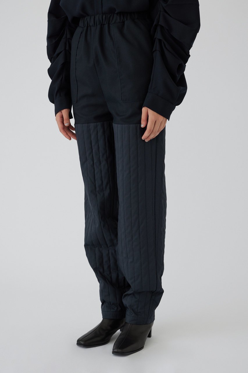 【リムアーク/RIM.ARK】のQuilting PT/パンツ 人気、トレンドファッション・服の通販 founy(ファニー) 　ファッション　Fashion　レディースファッション　WOMEN　パンツ　Pants　おすすめ　Recommend　アウトドア　Outdoor　キルティング　Quilting　シンプル　Simple　ジャケット　Jacket　スタイリッシュ　Stylish　スポーティ　Sporty　タフタ　Taffeta　ドッキング　Docking　リラックス　Relax　other-5|ID: prp329100004293847 ipo3291000000032375869