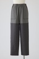 【リムアーク/RIM.ARK】のQuilting PT/パンツ 人気、トレンドファッション・服の通販 founy(ファニー) ファッション Fashion レディースファッション Fashion for Women パンツ Pants & Trousers おすすめ Recommended / Our Picks アウトドア Outdoor Clothing キルティング Quilted, Quilting シンプル Simple, Minimal ジャケット Jacket, Outerwear スタイリッシュ Stylish, Fashionable スポーティ Sporty, Casual Athletic タフタ Taffeta, Structured Fabric ドッキング Docking, Mixed Material リラックス Relax, Relaxed Fit thumbnail グレー|ID: prp329100004293847 ipo3291000000034970460